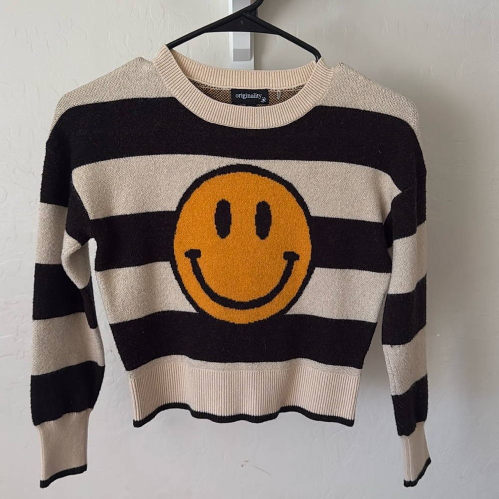 Smiley face sweater